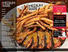 Tablet Screenshot of mediumrarerestaurant.com